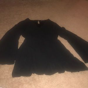 Long sleeve dressy romper